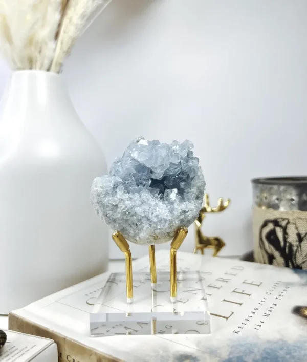 天青石蛋型原礦石