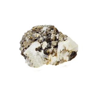 水晶共生黃鐵礦