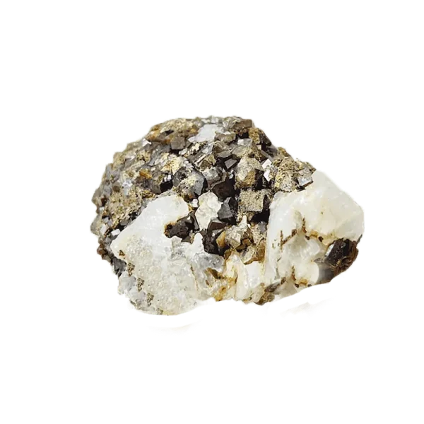 水晶共生黃鐵礦