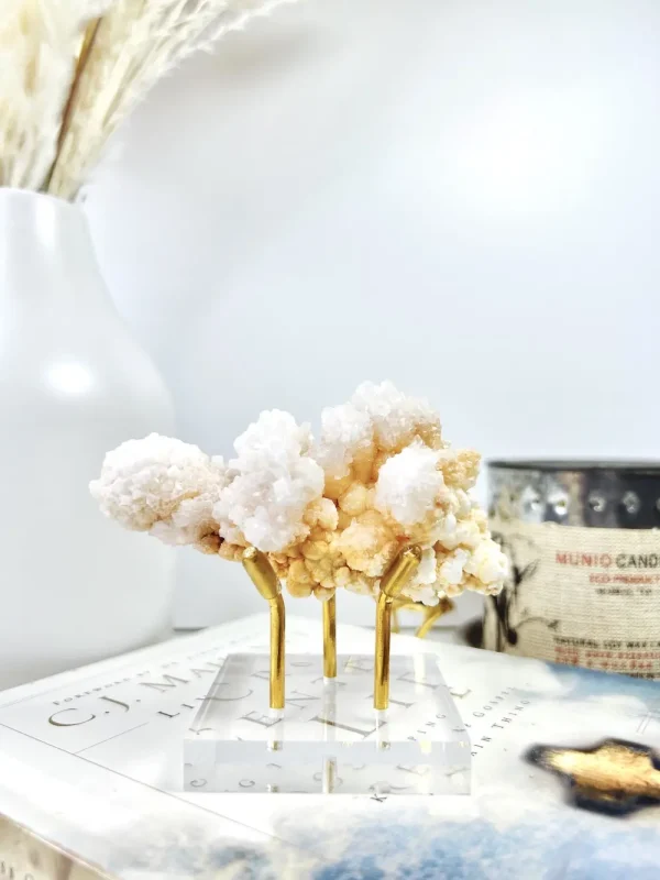 白黃鐘乳石方解石