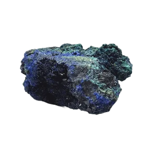 孔雀石共生藍銅礦石