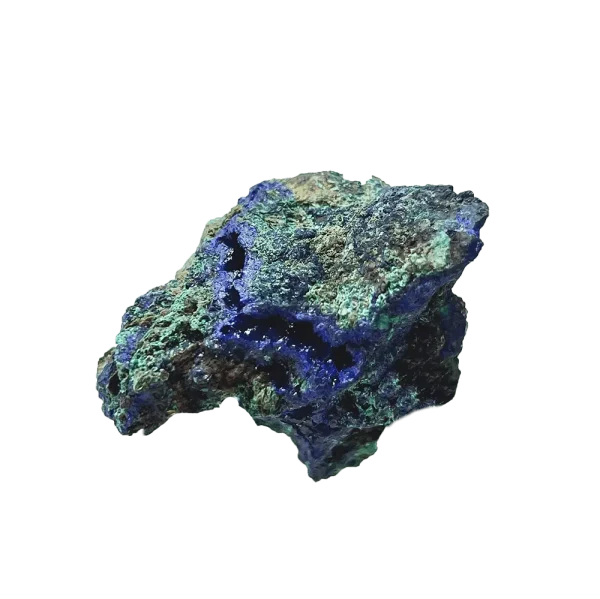 孔雀石共生藍銅礦石
