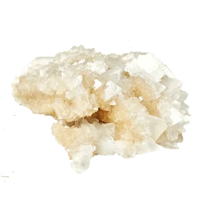 白水晶晶簇礦石