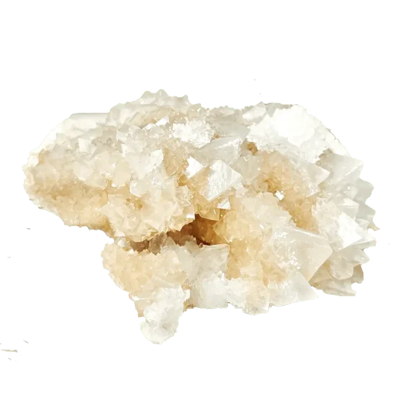 白水晶晶簇礦石